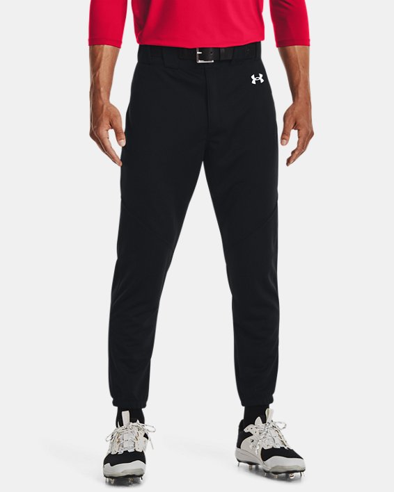 Men's UA Utility Closed Baseball Pants, Black, pdpMainDesktop image number 0